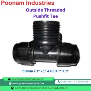 PP Outside Threaded Pushfit Tee